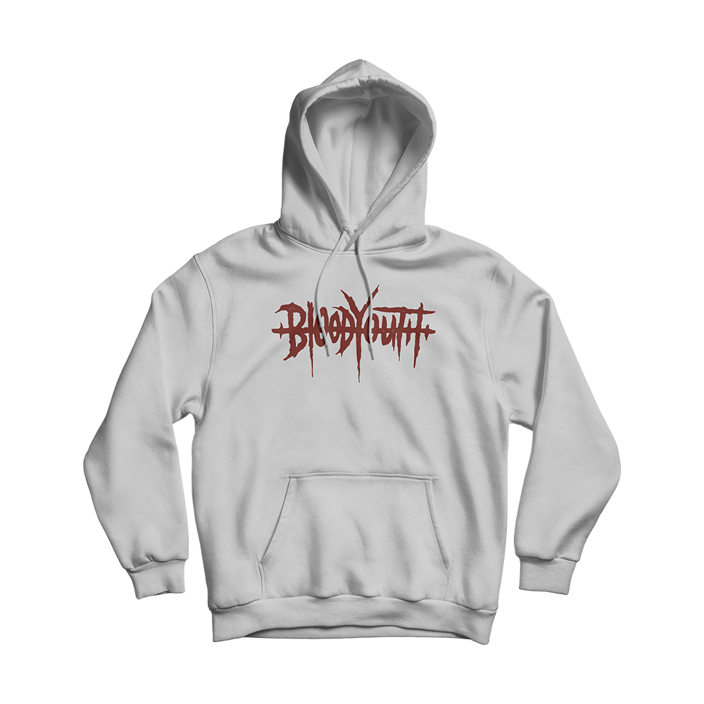 Nails Light Grey Hoodie