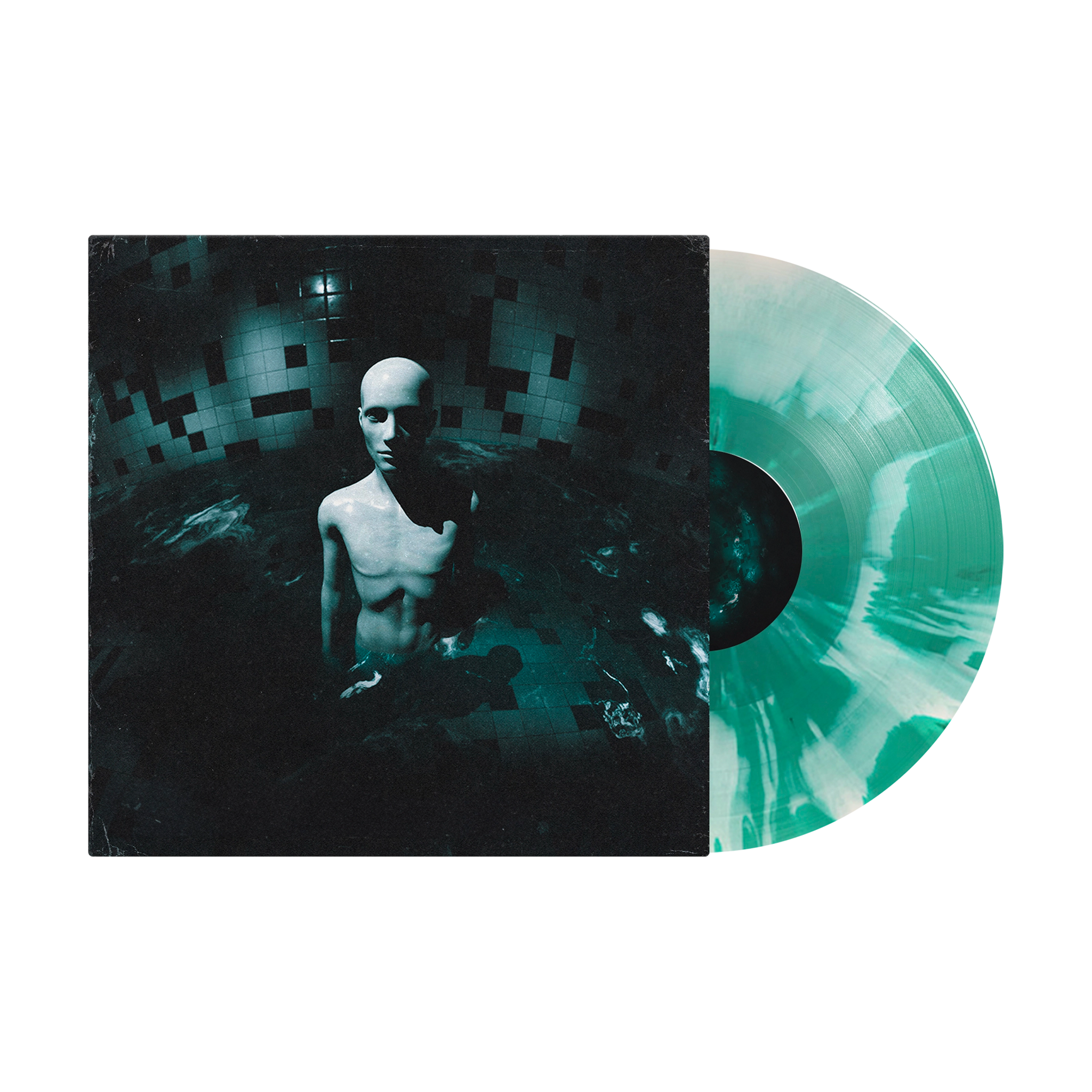 Who Are You When No One Is Watching? Turquoise & White Sunburst LP