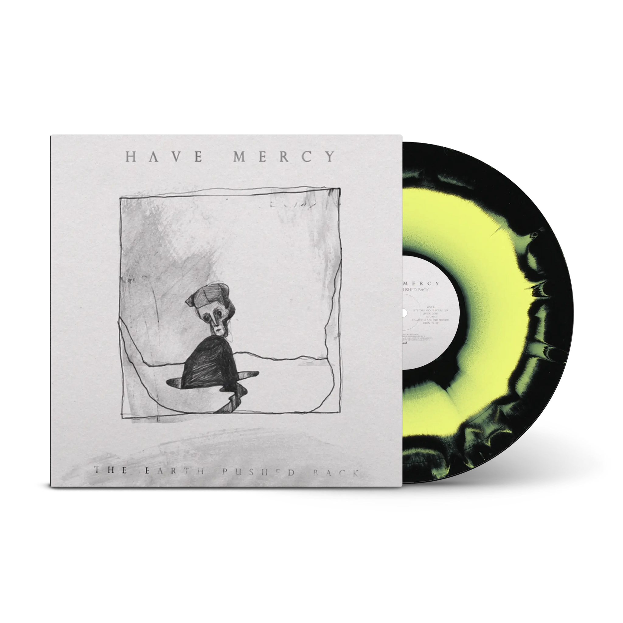 The Earth Pushed Back Yellow & Black Sunburst LP