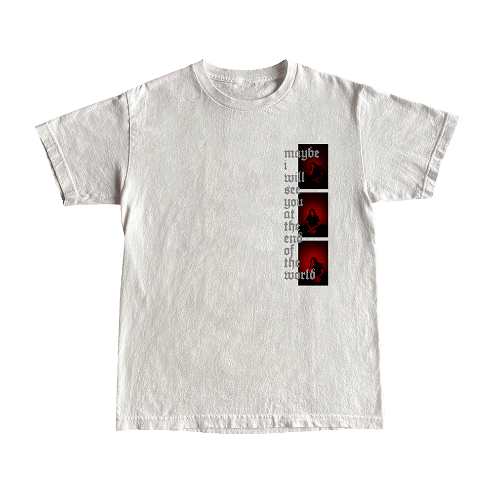 Maybe White T-Shirt