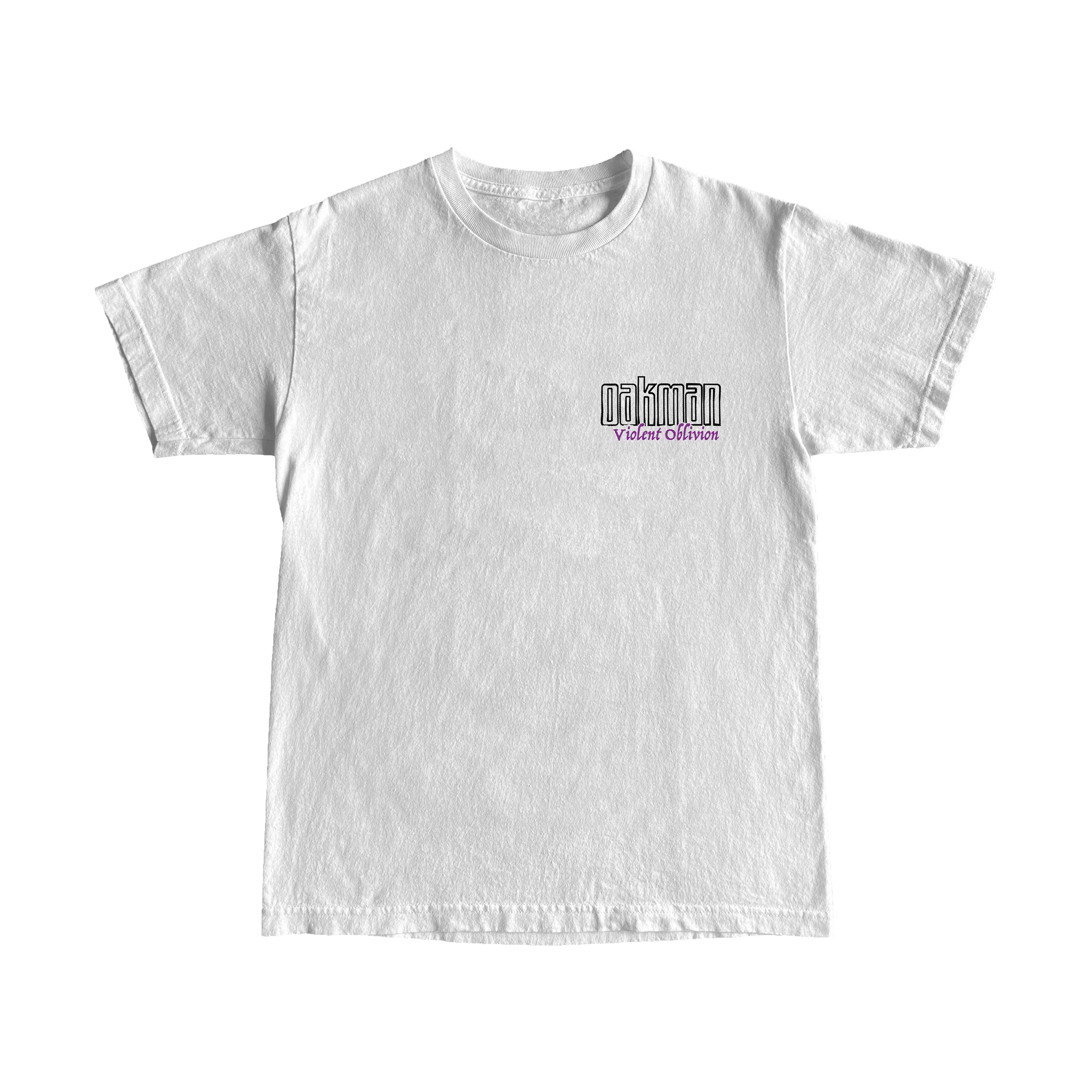 Violent Oblivion Map White T-Shirt