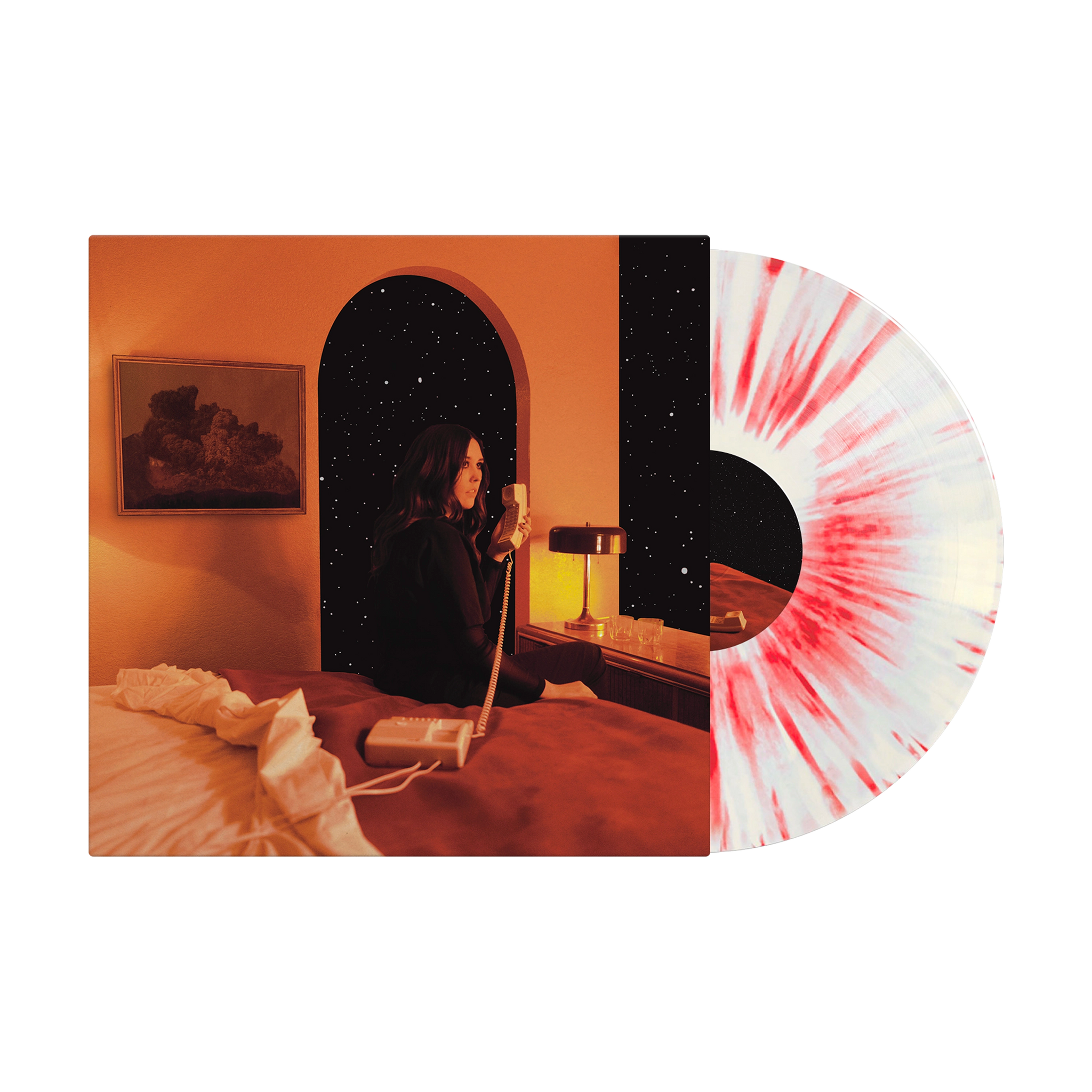 maybe i will see you at the end of the world White w/ Red Splatter LP
