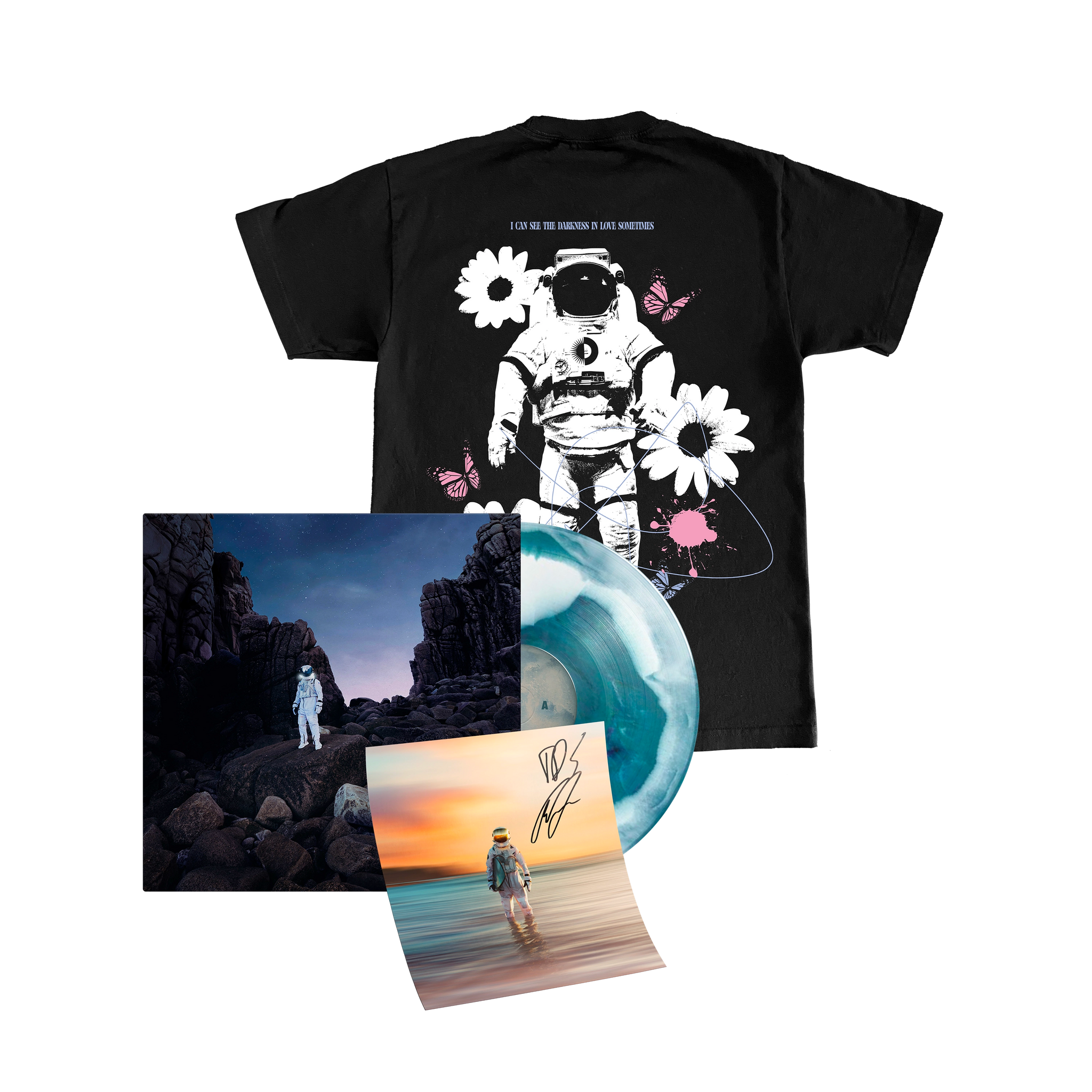 Gravity Alternate Artwork Vinyl + Tee Bundle