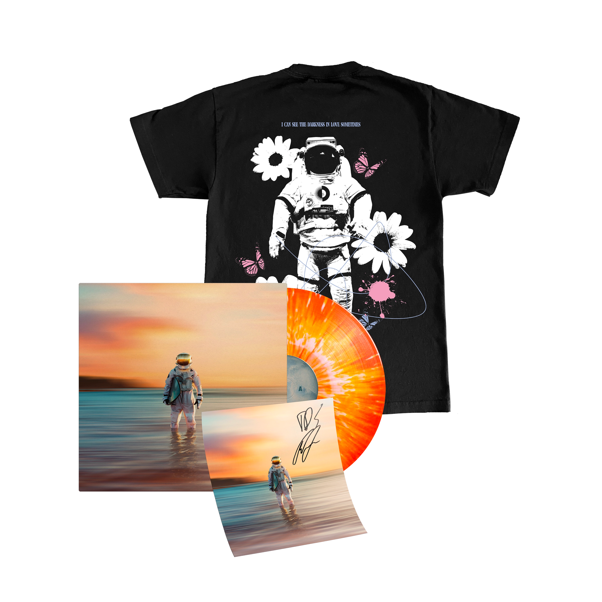 Gravity Splatter Vinyl + Tee Bundle