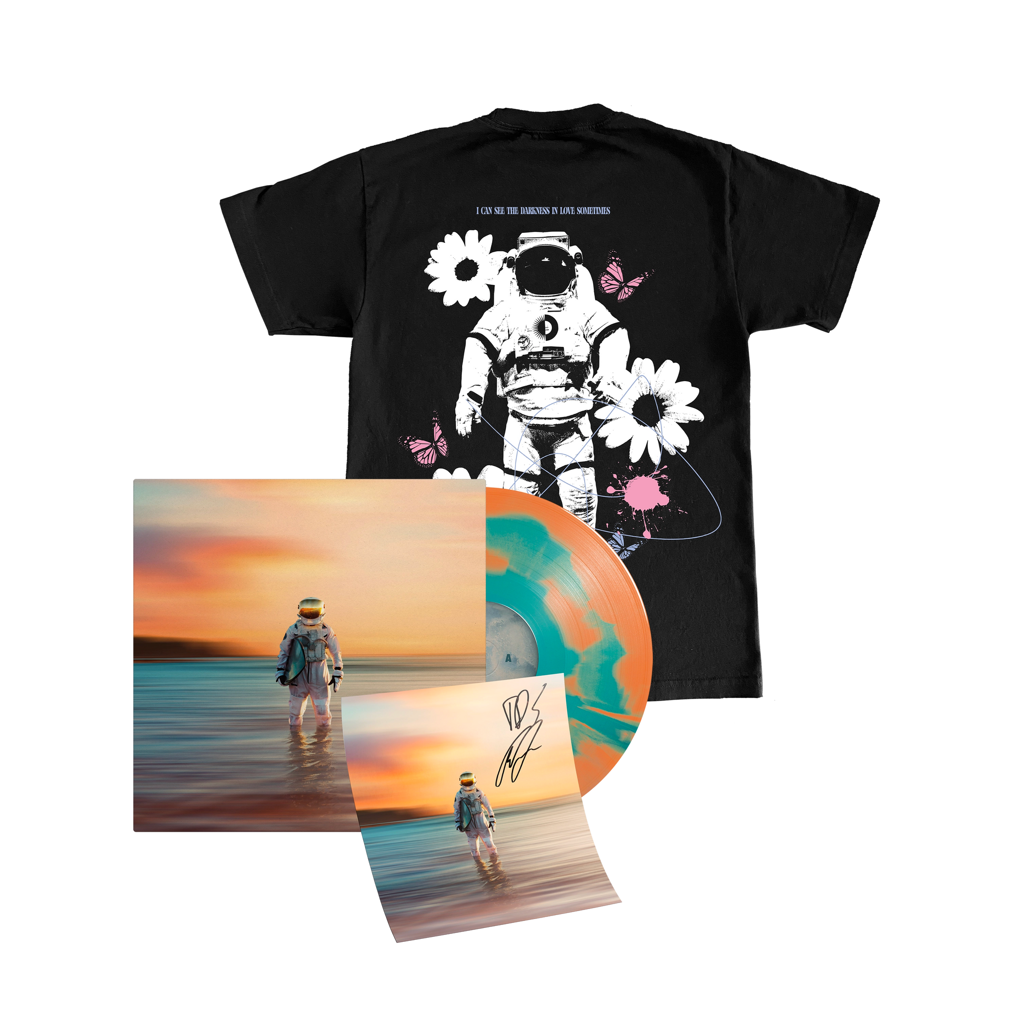 Gravity Sunburst Vinyl + Tee Bundle