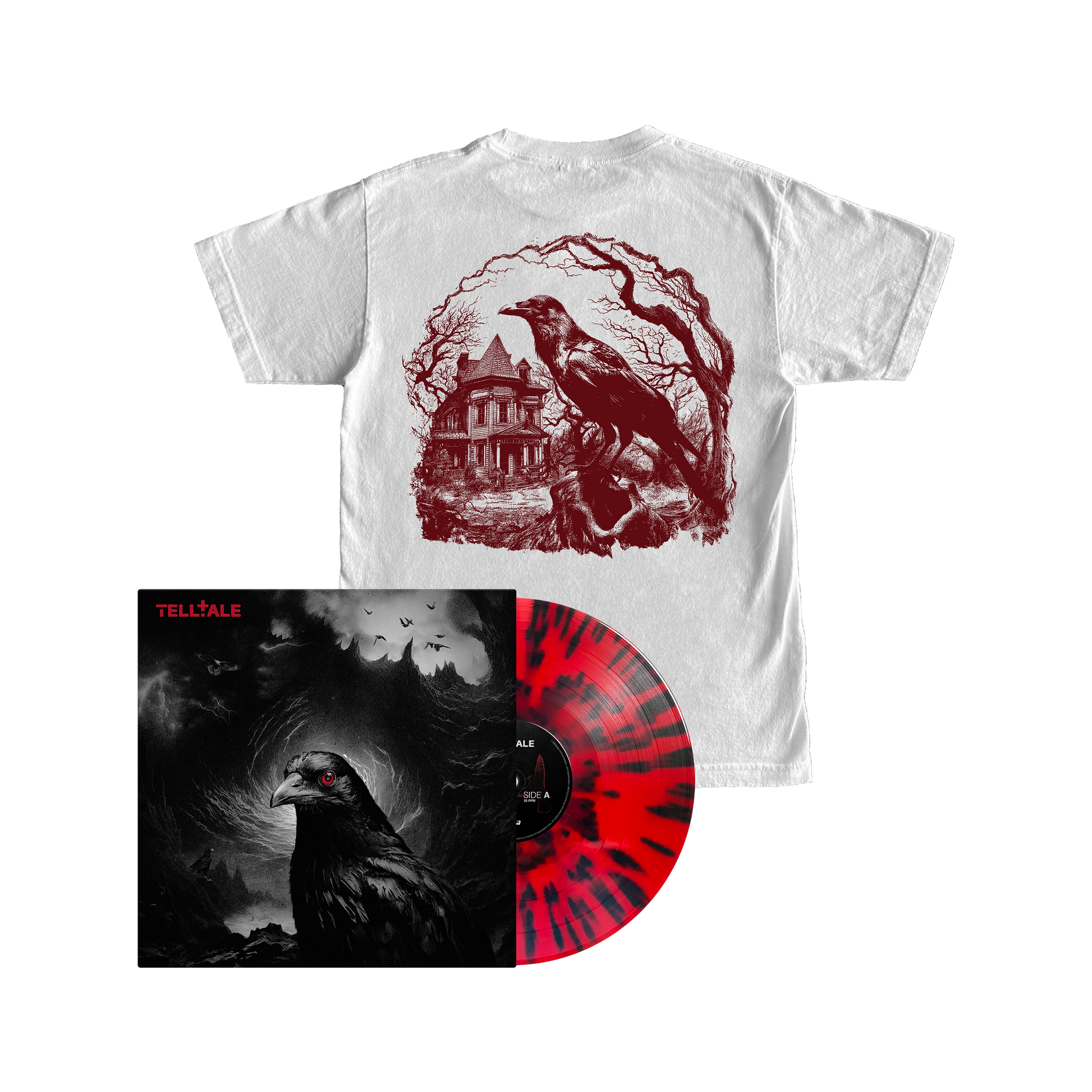 Telltale Vinyl + White Tee Bundle